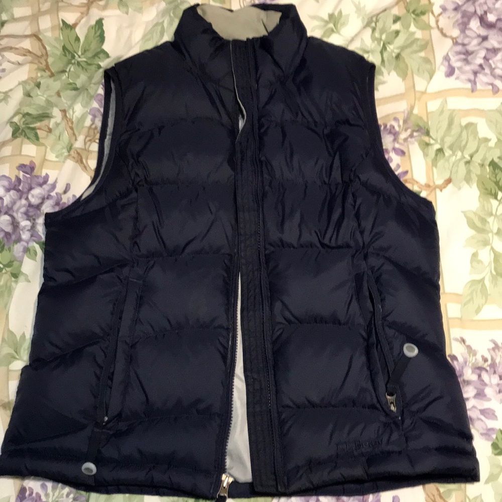 Navy Blue L.L.Bean Down Vest